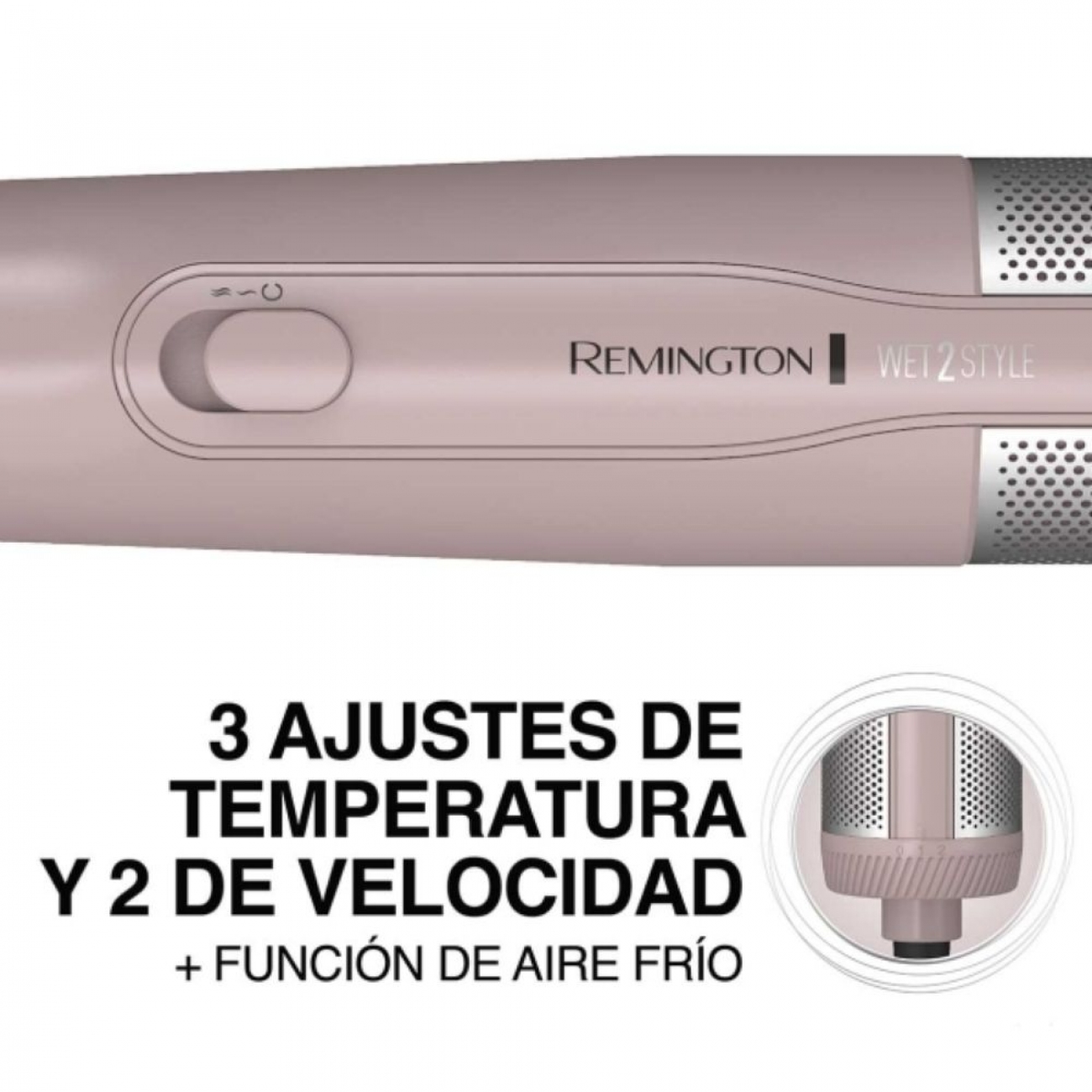 Imagen Cepillo Voluminizador Remington As15a-220a Secador