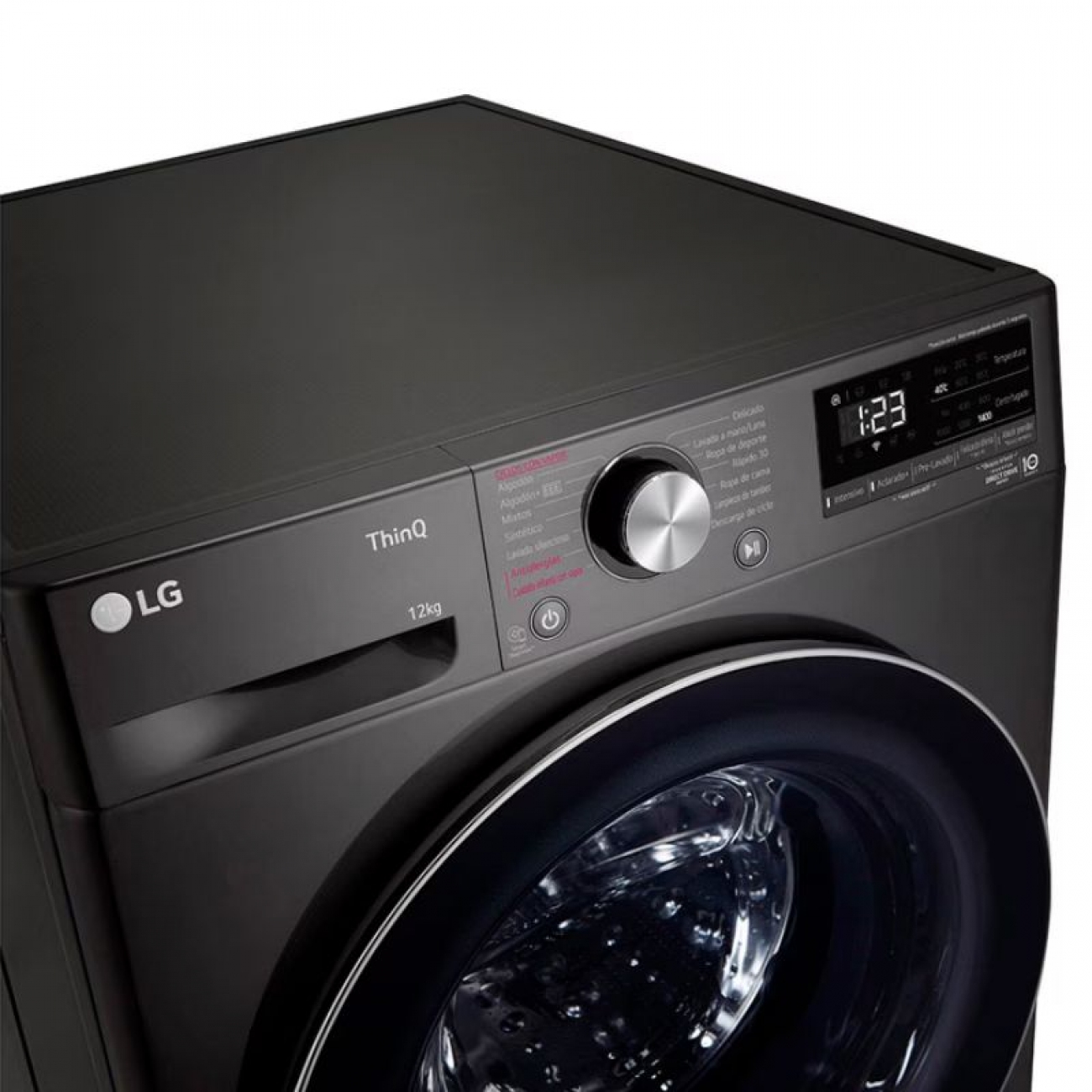 Imagen Lavarropas Autom Inverter Lg Wm12bvc4s6 12k 1400rpm Negro