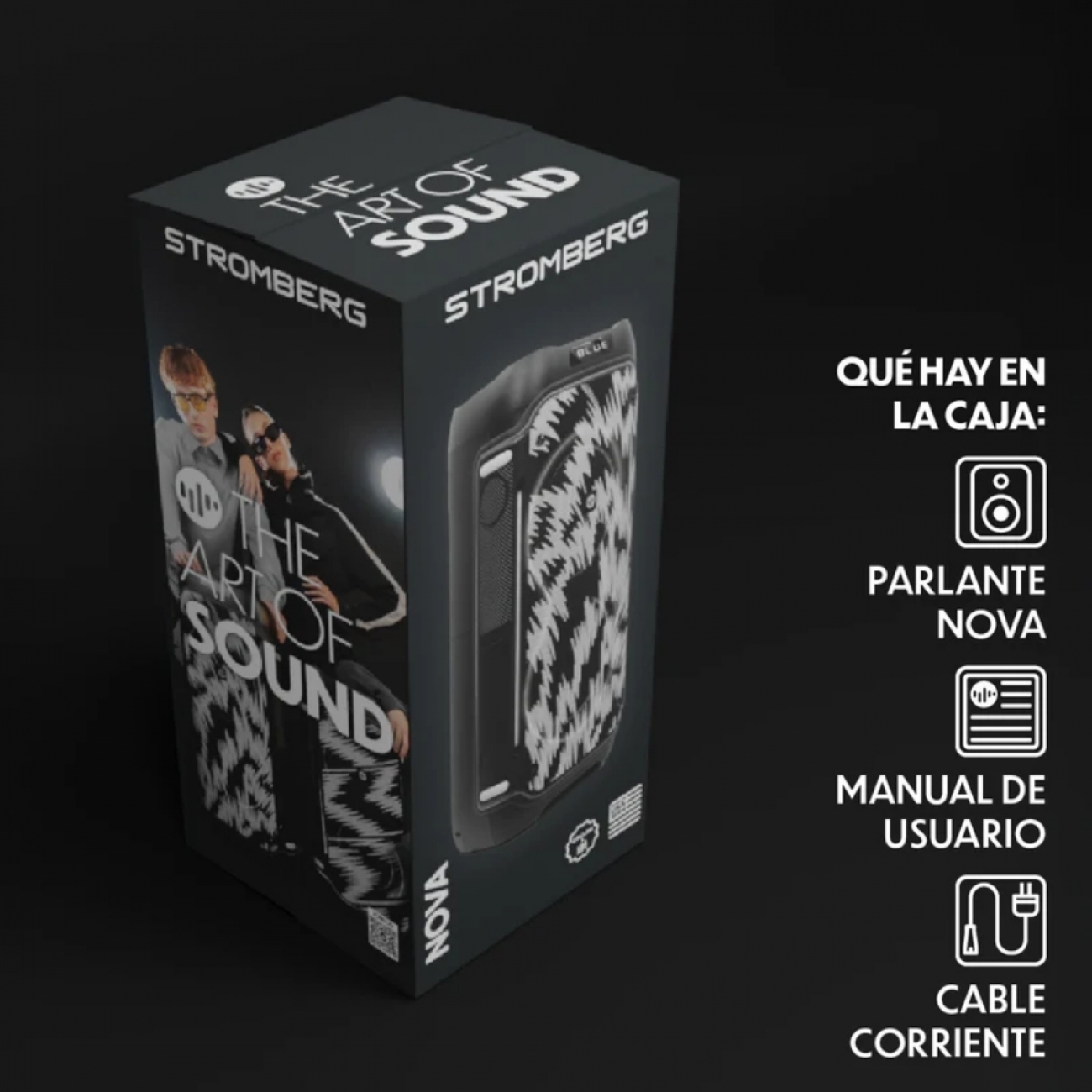 Imagen Torre De Sonido Stromberg Nova 150W Bluetooth Inalamb