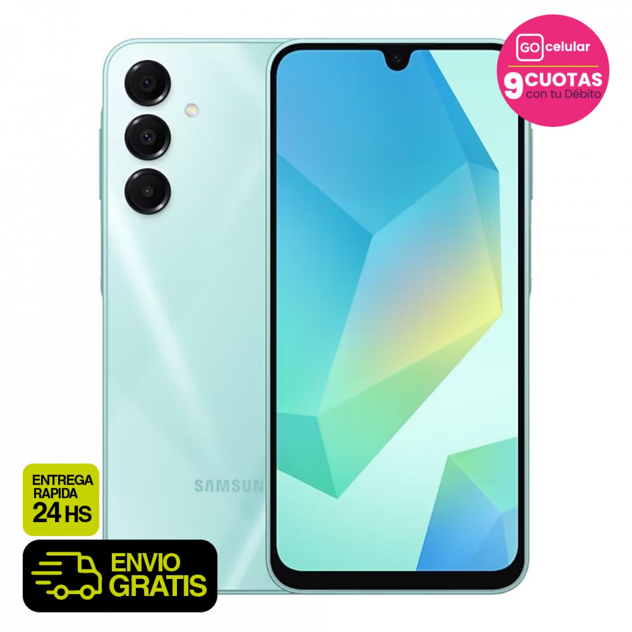 Imagen Celular Samsung A16 6&period;7" 4GB 128GB Light Green