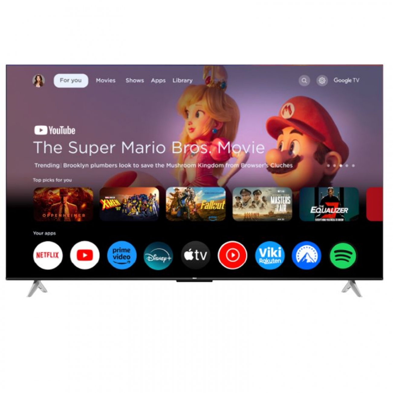Imagen Smart TV 75" UHD 4K RCA G75P7UHD Google TV HDMI USB