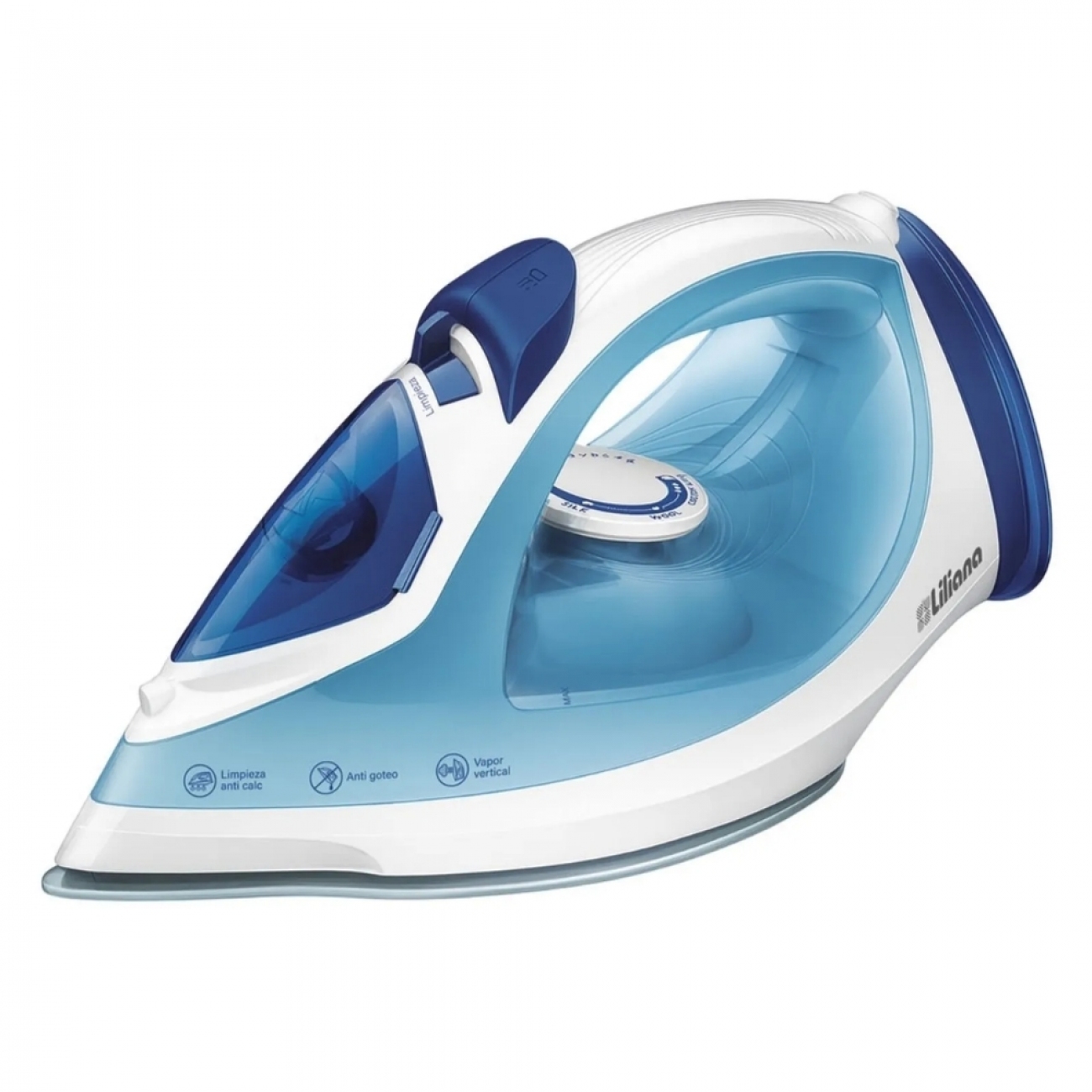 Imagen Plancha Vapor Liliana RPV925 2100W Suela Ceramica