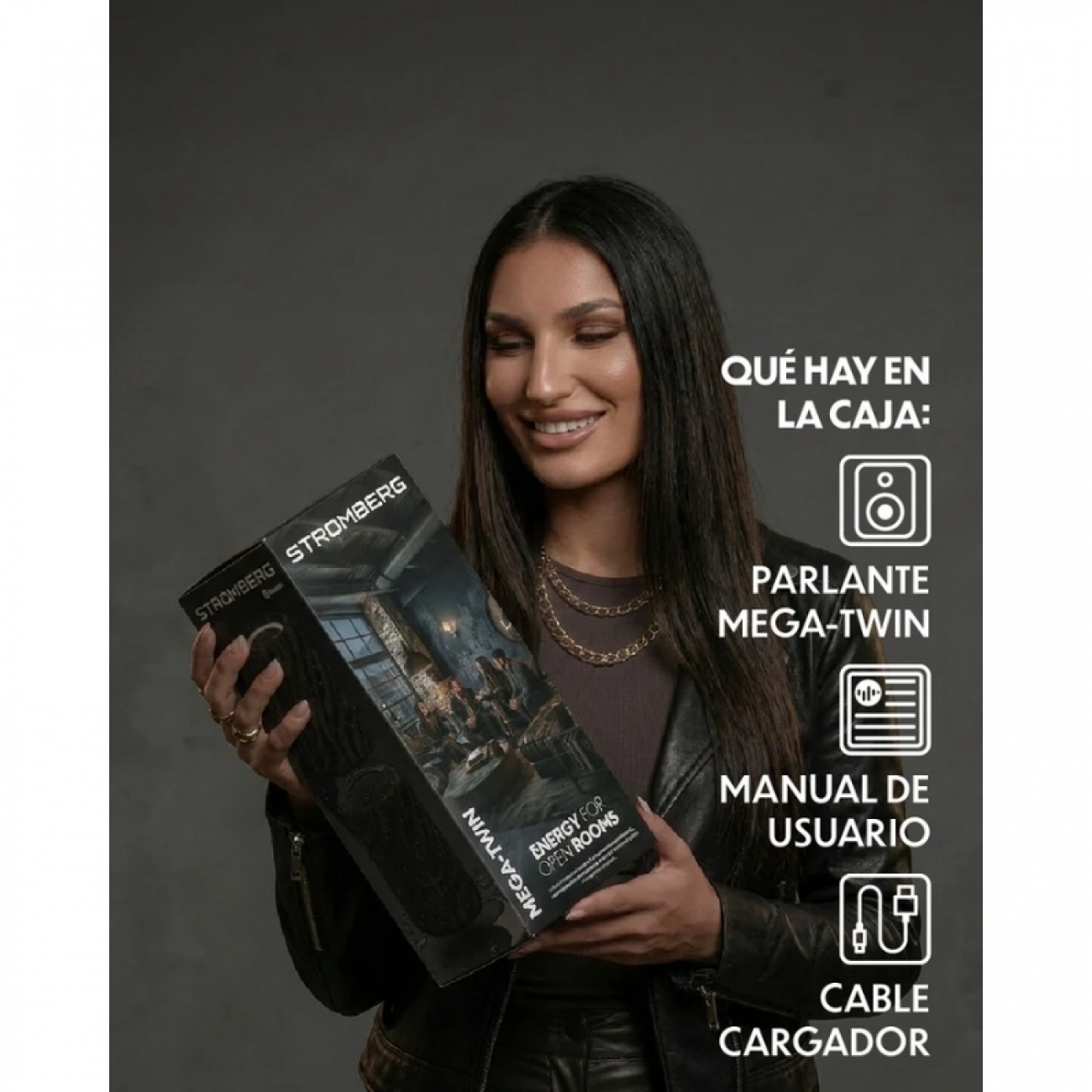 Imagen Parlante Portatil Stromberg Mega Twin 20W BT