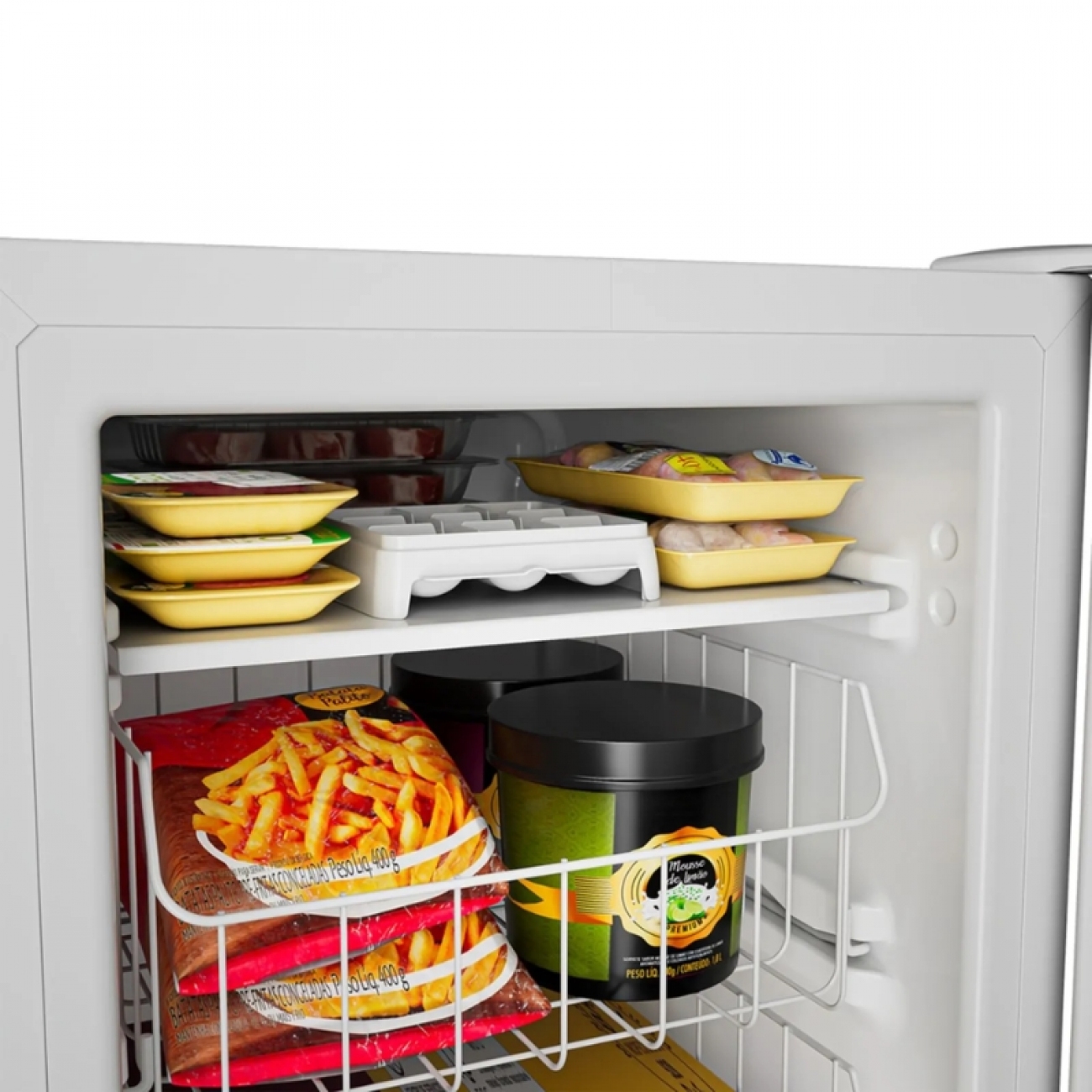 Imagen Freezer Vertical Eslabon De Lujo EVU20MBDIM 142Lts Blanco