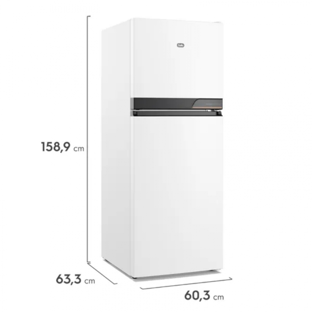 Imagen Heladera No Frost Inverter GAFA HGNF283B 320Lts