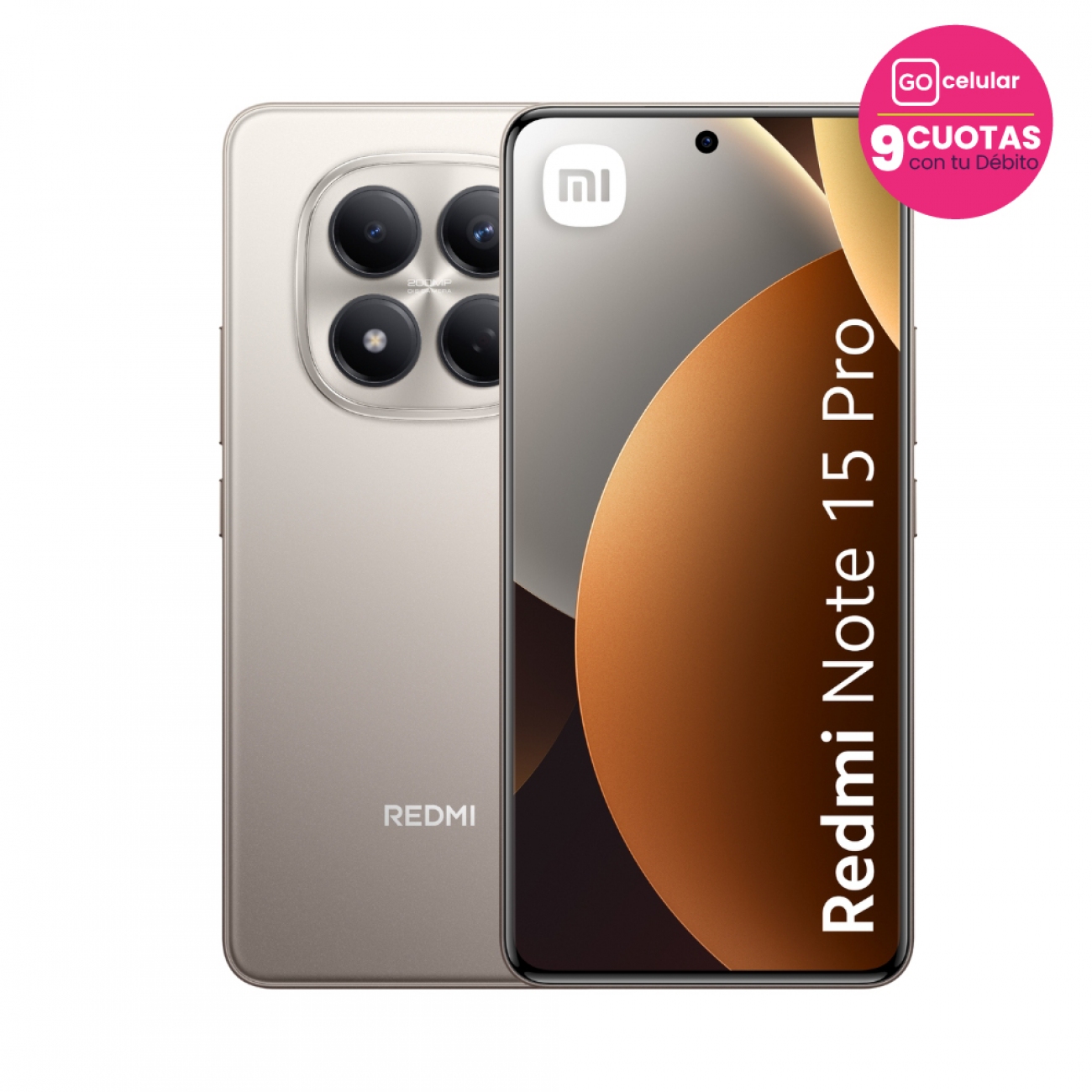 Imagen Celular Xiaomi Redmi Note 15 Pro 6&period;77" 8Gb 256Gb Titanium