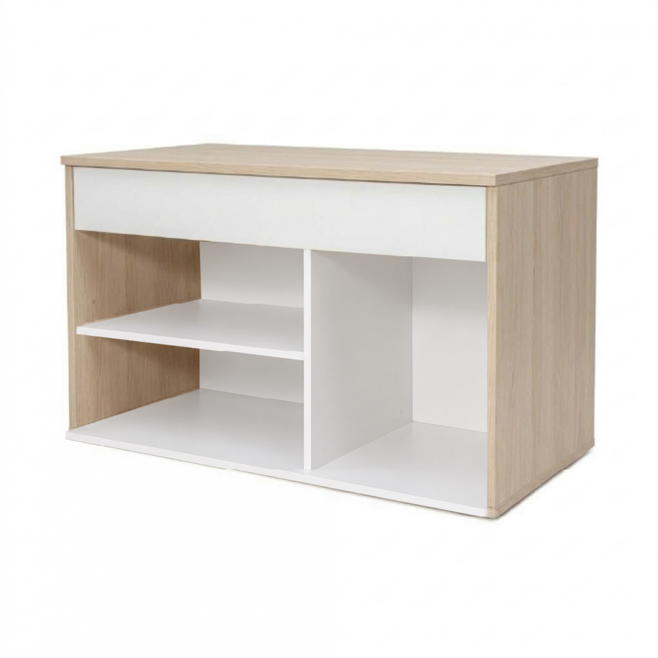 Imagen Zapatero Platinum 923-F Pie De Cama Blanco&sol;Savanna