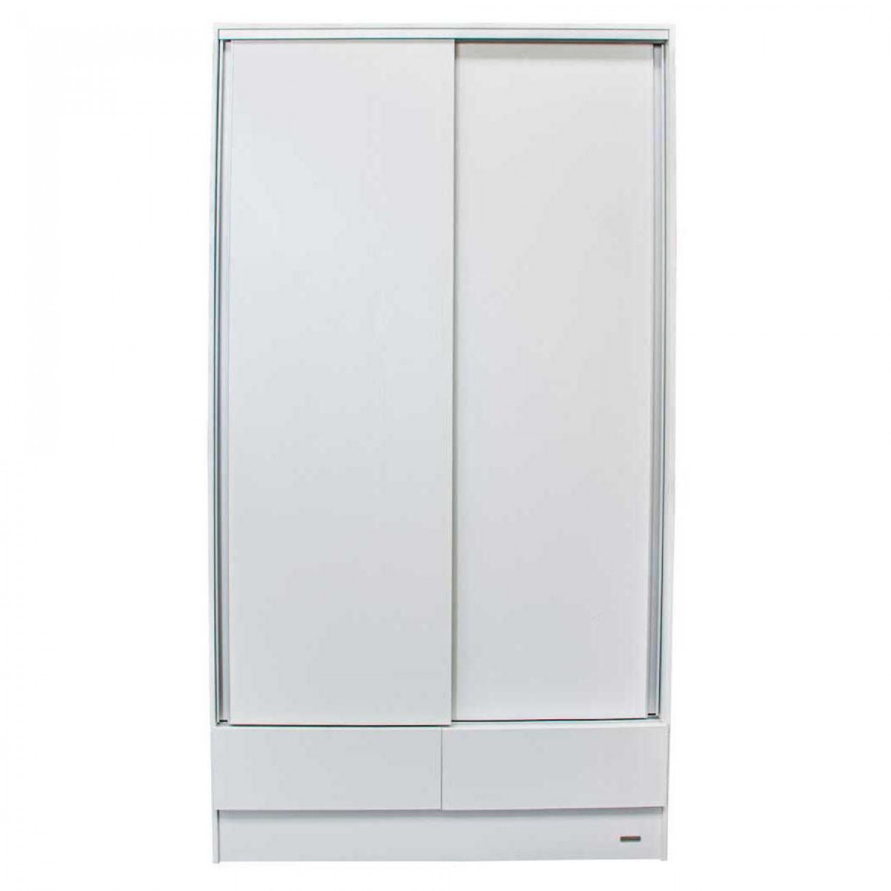 Imagen Placard Ropero Platinum 634 1,2 Mts 2 Puertas Corredizas Blanco Veta